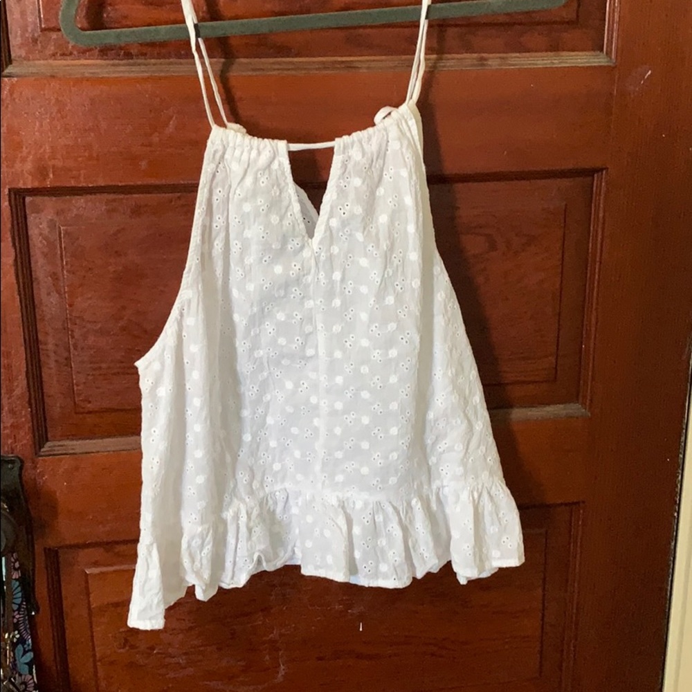 White summer top